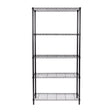 Honey-Can-Do 72 in. H X 14 in. W X 36 in. D Steel Shelving Unit