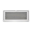 Duo-Corp Competitor White Glass/Vinyl Window 18 in. H X 2.125 in. W X 31.75 in. L 1 pk