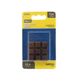 Projex Rubber Self Adhesive Bumper Pad Brown Square 1/2 in. W X 1/2 in. L 9 pk