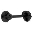 National Hardware Matte Black Steel Hook and Eye Closure 1 pc
