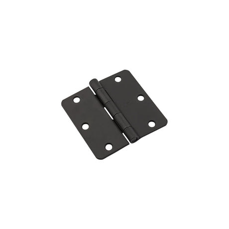 National Hardware 3-1/2 in. L Black Door Hinge 1 pk