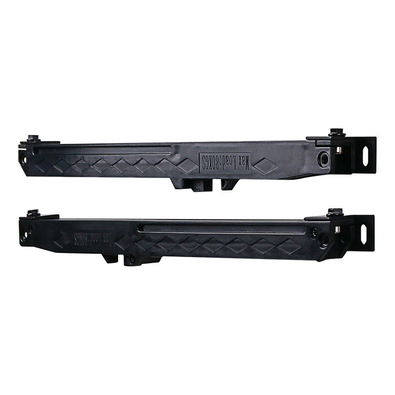 National Hardware Matte Black Plastic Soft Close Kit 1 pc
