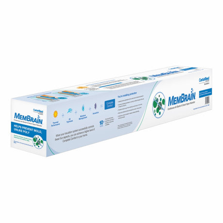 CertainTeed MemBrain 8 ft. W X 50 ft. L Air Barrier and Smart Vapor Retarder Roll 416.5 sq ft