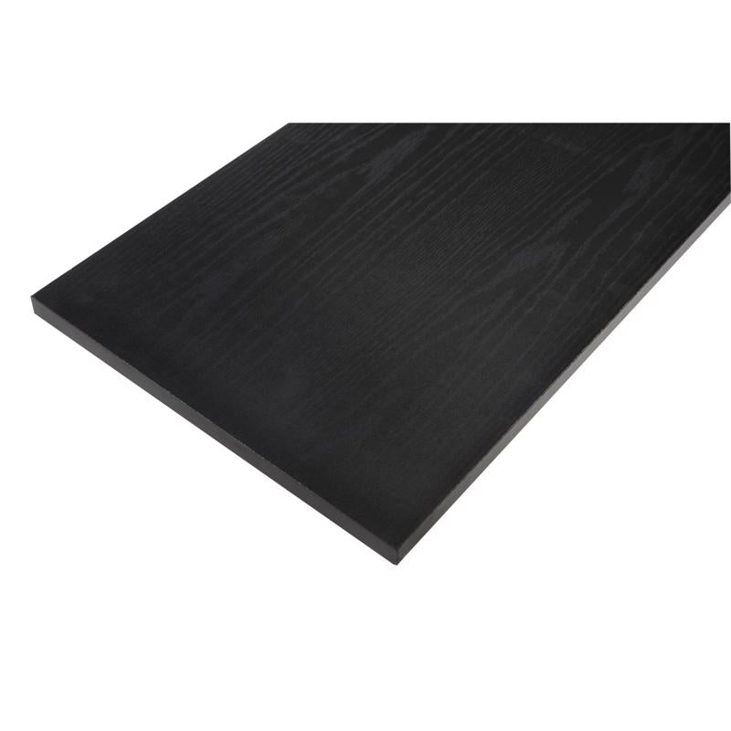 Rubbermaid 5/8 in. H X 36 in. W X 12 in. D Black Wood Decorative Wall Shelf