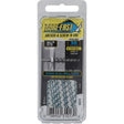 Bore-Fast 3/16 in. D X 1-1/2 in. L Steel Pan Head Screw and Anchor 6 pc