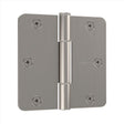 National Hardware Squeak Guard 3.5 in. L Satin Nickel Door Hinge 3 pk