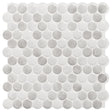 Smart Tiles 8.95 in. W X 8.97 in. L Gray Glazed Vinyl Adhesive Wall Tile 4 pc