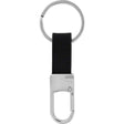 HILLMAN 1.5 in. D Metal Black/Silver Split Ring Key Clip