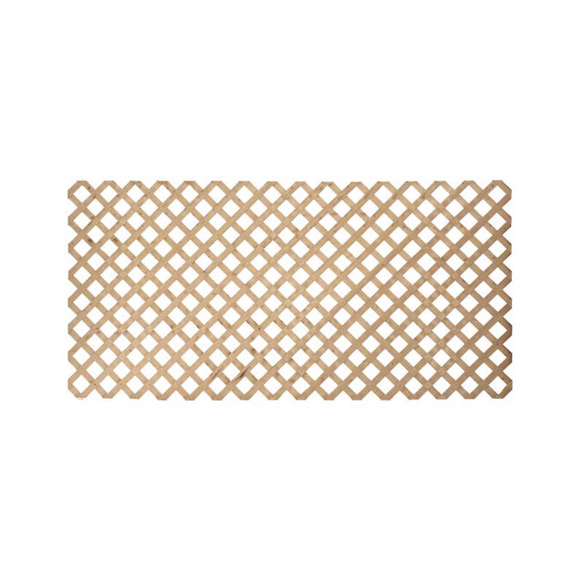 ProWood 48 in. W X 96 in. L Brown Wood Lattice Panel