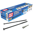 Grip-Rite 3/8 in wire X 10 in. L Star Hex Washer Head Structural Screws 50 pk