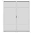 Larson Brisa 80 in. H X 72 in. W White Aluminum Screen Door