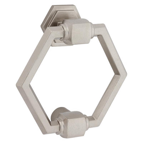 National Hardware Powell 4 in. L Satin Nickel Die Cast Zinc Door Knocker