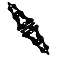 National Hardware 11.84 in. L Black Steel Ornamental Strap Hinge 1 pk