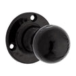 National Hardware 2.87 in. L Matte Black Steel Knob Pull