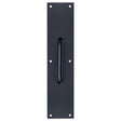 Tell 15 in. L Matte Black Stainless Steel Pull Plate