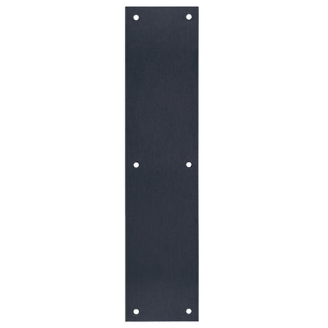 Tell Matte Black Stainless Steel Push Plate 1 pc