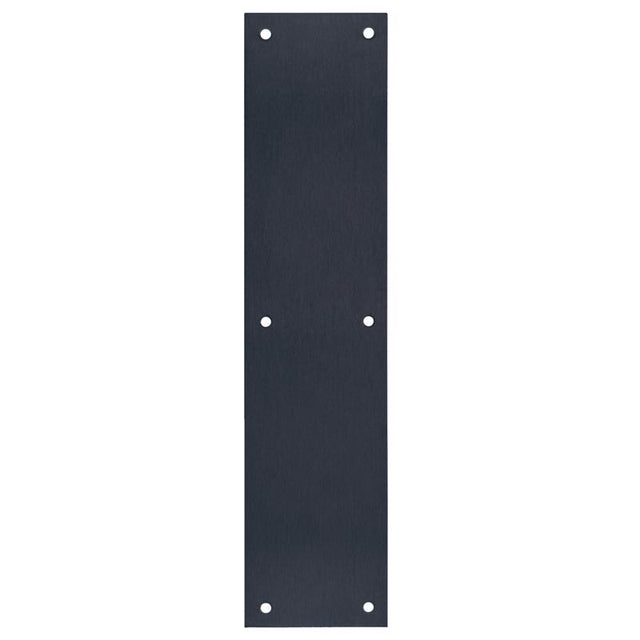 Tell Matte Black Stainless Steel Push Plate 1 pc