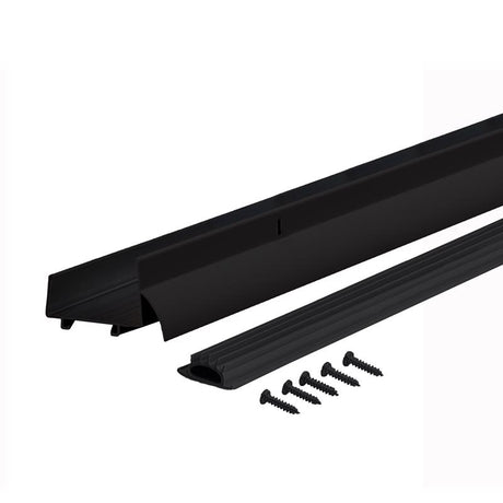 M-D Building Products Black Aluminum Door Bottom For Doors 36 in. L X 1.75 in.