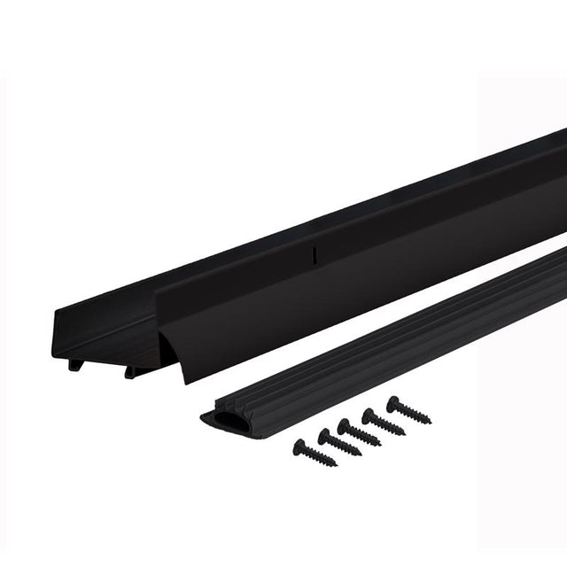 M-D Building Products Black Aluminum Door Bottom For Doors 36 in. L X 1.75 in.