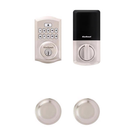 Kwikset SmartCode Satin Nickel Metal Electronic Deadbolt