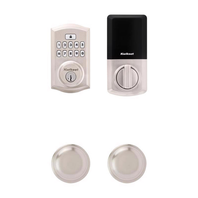 Kwikset SmartCode Satin Nickel Metal Electronic Deadbolt