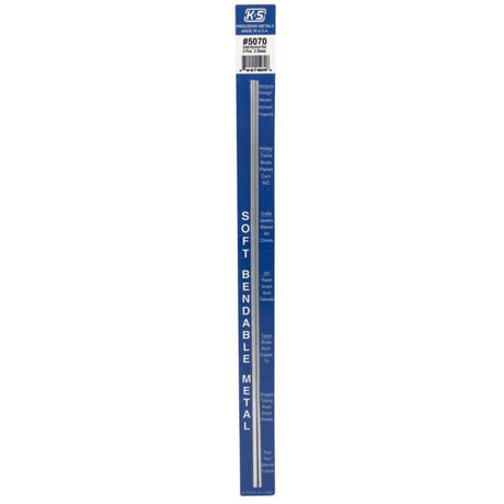K&S 12 in. L X 3/32 and 1/8 in. D Aluminum Rod 2 pk