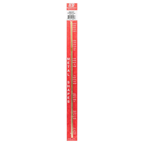 K&S 3/16 in. D X 12 in. L Round Brass Tube 1 pk