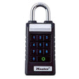 Master Lock ProSeries 5.43 in. H X 1.71 in. W X 2.43  L Metal Single Locking Bluetooth Padlock