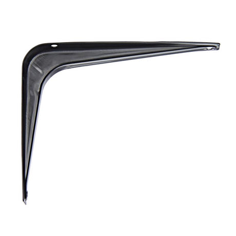 Hampton Black Steel Shelf Bracket 18 Ga. 6 in. L 100 lb