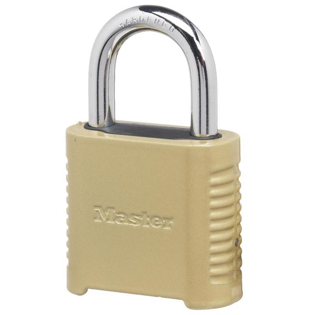 Master Lock 1.13 in. H X 2 in. W X 6.56 in. L Steel 4-Dial Combination Padlock