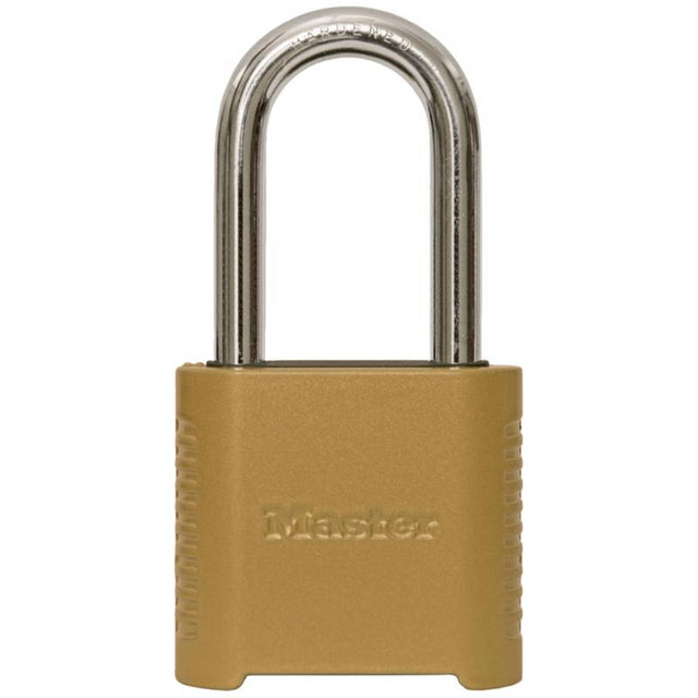 Master Lock 1.13 in. H X 2 in. W X 6.5 in. L Steel 4-Digit Combination Padlock