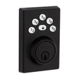 Kwikset Powerbolt Matte Black Zinc Electronic Deadbolt