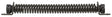 Prime-Line 1.38 in. D X 8 in. L Black Steel Gate Spring