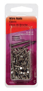 Hillman 17 Ga. X 7/8 in. L Stainless Steel Wire Nails 1 pk 2 oz