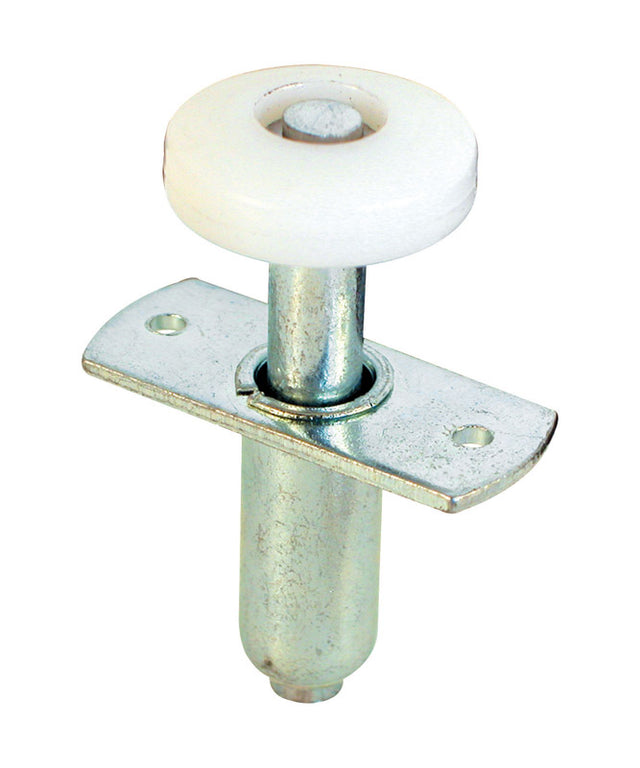 Prime-Line Mill Silver Steel Bi-fold Door Wheel Guide 2 pc