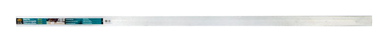 M-D 0.19 in. H X 72 in. L Prefinished Silver Aluminum Carpet Trim