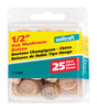 Wolfcraft Mushroom Oak Button Plug 1/2 in. D X 3/8 in. L 1 pk Natural