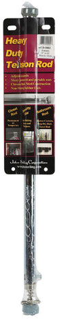 John Sterling Pro 40 in. L X 3/4 in. D Adjustable Polished Chrome Steel Extension Hanger Rod