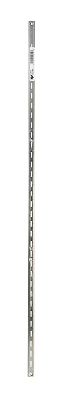 Knape & Vogt Silver Steel Regular Duty Shelf Standard 16 Ga. 36 in. L