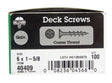 Hillman No. 6 X 1-5/8 in. L Phillips Bugle Head Deck Screws 100 pk