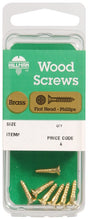 Hillman No. 6 X 1/2 in. L Phillips Wood Screws 10 pk