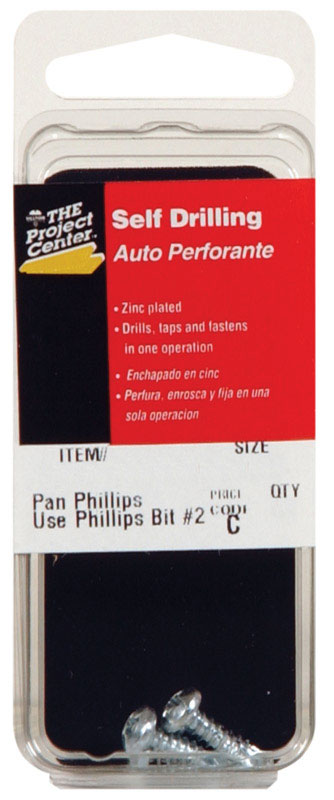 Hillman No. 8 X 1 in. L Phillips Pan Head Sheet Metal Screws 4 pk