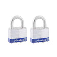 Master Lock 1-1/2 in. H X 7/8 in. W X 2 in. L Steel 4-Pin Cylinder Padlock Keyed Alike