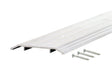 M-D 0.5 in. H X 6 in. W X 36 in. L Mill Aluminum Fluted Top Threshold Silver