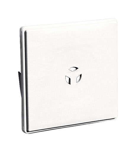 Builders Edge Dutch Lap 6-5/8 in. H X 7/8 in. L Prefinished White Copolymer Mounting Block