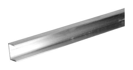 SteelWorks 0.38 in. W X 48 in. L Mill Aluminum U Channel