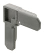 Prime-Line Gray Plastic 5/16 in. W X 3/4 in. L Screen Frame Corner 1 pk