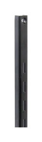 Knape & Vogt Black Steel Regular Duty Bracket 16 Ga. 72 in. L