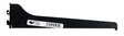 Knape & Vogt Black Steel Regular Duty Bracket 16 Ga. 10 in. L 160 lb