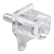 Prime-Line Clear Plastic/Steel Shelf Support Peg 1/8 inch Ga. 0.8 in. L 10 lb